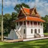 buddhist temple complex thailand, buddha, buddhism