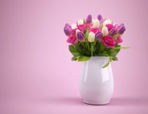 bouquet, nature, vase